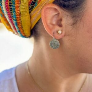 Mini Concentric Circles Earrings