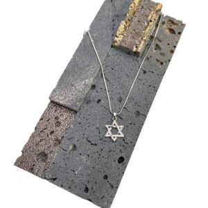 Star of David Earrings and Necklace