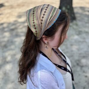Striped Delights Half Wrap Headband