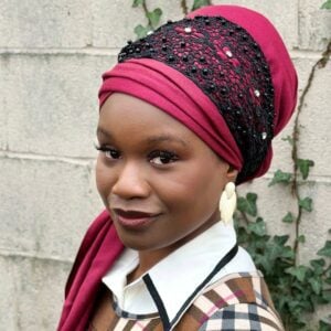 Evening Fantasy Half Wrap Headband